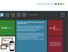 Tablet Screenshot of frischepack.de